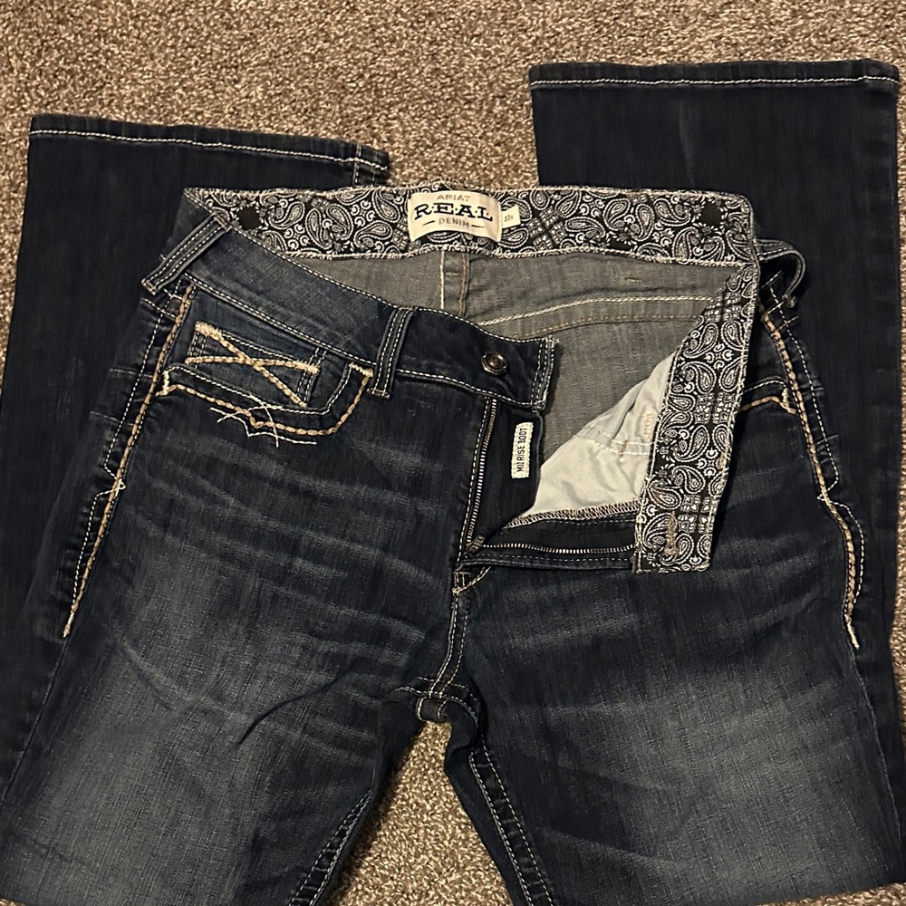 Ariat Women's Dark Blue Boot Cut Jeans
